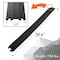 Pyle Cable Ramp, 0.78 in H, 39.40 in L, 5.11 in W, 1 Channel, Thermoplastic Rubber, Black PCBLCO101BK - alternate 10